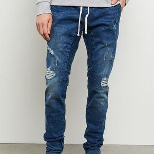 PacSun Drop Skinny Denim Jogger Pants